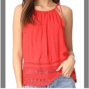 NEW Alice + Olivia Dania red tank size L